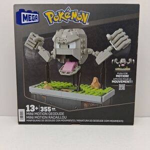 Pokémon Mini Motion Geodude Building Set - Gray and Green